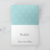 PixDezinesの色と文字/結婚写真を表感謝してい示 サンキューカード (内部)