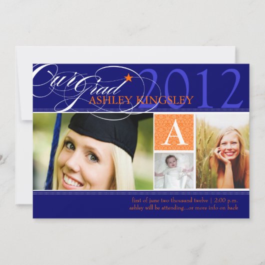 PixDezinesの色、グレードの発表 招待状 (正面)