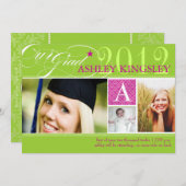 PixDezinesの色、グレードの発表 招待状 (正面/裏面)