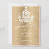 PixDezinesの色/シャンデリア/日付が表示さ救れます。 セーブザデート (正面)