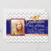 PixDezinesの色/白の山形/目盛り 招待状 (正面)