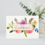 PixDezinesの花の水彩画/ラナンキュラス エンクロージャーカード (スタンド正面)