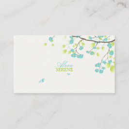 PixDezinesの花/暗い背景色 名刺