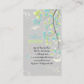 PixDezinesの花+渦/渦色 名刺 (裏面)