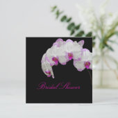 PixDezinesの蛾のラン/フューシャ 招待状 (スタンド正面)