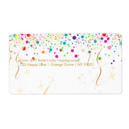 PixDezinesの輝く虹/DIYbackground ラベル