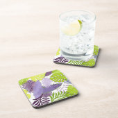 PixDezinesの雨林/DIYの背景色 コースター (右側)