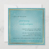 PixDezinesの雪の結晶と冬のイベント 招待状 (裏面)