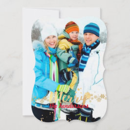 PixDezinesの雪の結晶/ホリデーカード シーズンカード