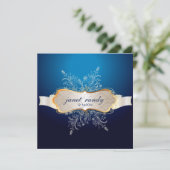 PixDezinesの雪片、冬のイベント 招待状 (スタンド正面)