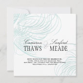 PixDezinesの鳩の翼/背景色を自作 招待状 (裏面)