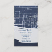 PixDezinesの黒板設計図 名刺 (裏面)