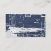 PixDezinesの黒板設計図 名刺 (正面)