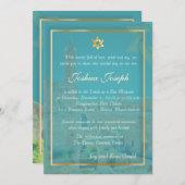 PixDezinesのDavid/diy背景のタワーをスケッチ 招待状 (正面/裏面)