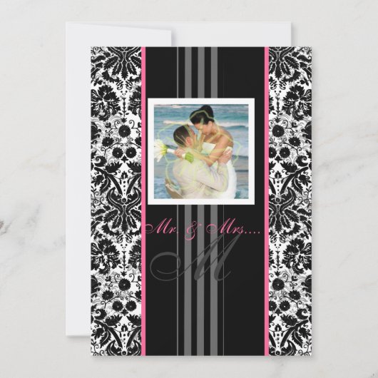 PixDezinesのdiyイベント...モノグラム·デシダマスク 招待状 (正面)