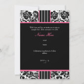 PixDezinesのdiyイベント...モノグラム·デシダマスク 招待状 (裏面)