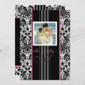 PixDezinesのdiyイベント...モノグラム·デシダマスク 招待状 (正面/裏面)