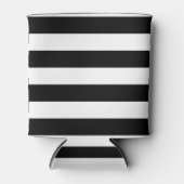 PixDezinesのDIYカラー調整可能な白ストライプ 缶クーラー (正面)