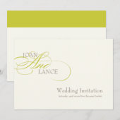 PixDezinesのDIYカラー.. おしゃれなフォント... 招待状 (正面/裏面)