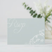 PixDezinesのDIYカラー/RSVPテンプレート 出欠カード (スタンド正面)