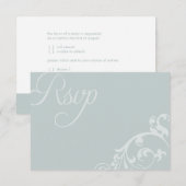 PixDezinesのDIYカラー/RSVPテンプレート 出欠カード (正面/裏面)