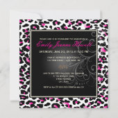 PixDezinesのDIY卒業式2012年、チーター 招待状 (裏面)