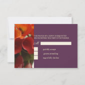 PixDezinesはオレンジカラユリを焼いた 出欠カード (裏面)