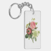 PixDezinesはクレメンティン、アネモネを恐れる キーホルダー (正面左)