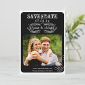 PixDezinesはスクロール救/日付/DIY背景色 セーブザデート (スタンド正面)