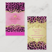 PixDezinesはスポット/DIYバックグラウンドをチーターします 名刺 (正面/裏面)