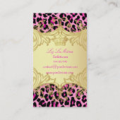 PixDezinesはスポット/DIYバックグラウンドをチーターします 名刺 (裏面)