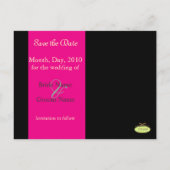 PixDezinesは日付フォトフレーム/DIYカラーを保存 案内ポストカード (裏面)