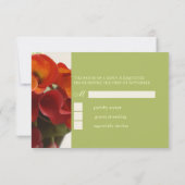 PixDezinesは焼いたオレンジのカラリー/DIYトリムカラーを使用 出欠カード (裏面)