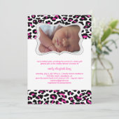 PixDezinesはcheetah/birthアナウンス/shawer 招待状 (スタンド正面)