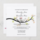 PixDezinesはdoves/diy背景色を好みます 招待状 (正面/裏面)