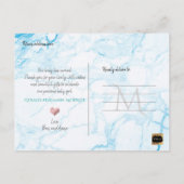 PixDezinesへようこそ男の赤ちゃんフェイク、フォイル+大理石 案内ポストカード (裏面)