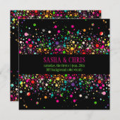 PixDezinesめまいがする/ネオンのスペック/冬のソーリー 招待状 (正面/裏面)