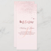 PixDezinesめまいフェイクバラ金ゴールド メニュー (正面/裏面)