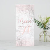 PixDezinesめまいフェイクバラ金ゴールド+大理石メニュー メニュー (スタンド正面)