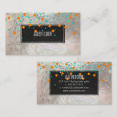 PixDezinesめまい/フェイクシルバー 名刺 (正面/裏面)