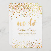 PixDezinesめまい/フェイク金ゴールドのスペック/めまいイベント 招待状 (正面/裏面)