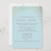 PixDezinesめまい/フェイク金ゴールドのスペック/めまい色 招待状 (裏面)