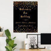 PixDezinesめまい/フェイク金ゴールド/スペック/DIY披露宴 ポスター (ホームオフィス)