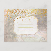 PixDezinesめまい/フォイルフェイク/写真が日付を保存 案内ポストカード (裏面)