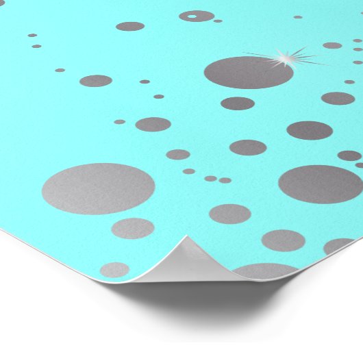 PixDezinesめまい/銀フェイクのスペック/DIYカラー ポスター (角)