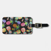 PixDezinesアロハパイナップル ラゲッジタグ (正面横)