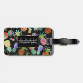 PixDezinesアロハパイナップル ラゲッジタグ (裏面横)