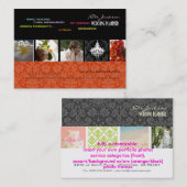 PixDezinesウェディングプランナー/ダイカラー+フォント 名刺 (正面/裏面)