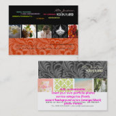 PixDezinesウェディングプランナー/diyカラー+フォント 名刺 (正面/裏面)