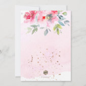 PixDezinesウォーターカラーガーデオンバラ《キリスト教》洗礼式や命名式 招待状 (裏面)